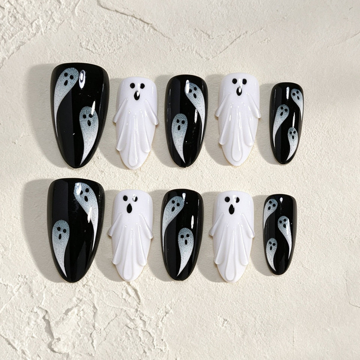 Halloween Ghost Nail Art Siopsrl