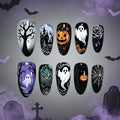 Halloween-Themed Press-On Nail Art Design Set Siopsrl