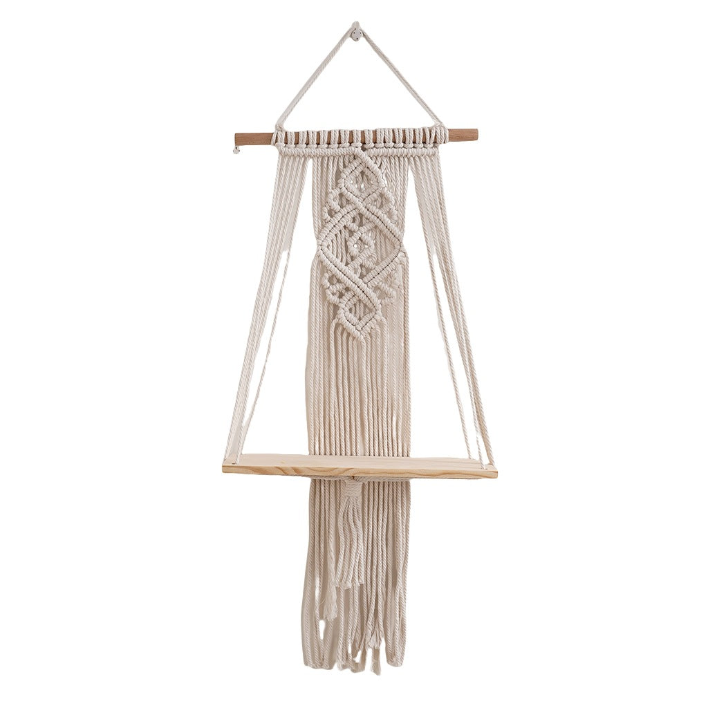Macrame Hanging Shelf Organizer Siopsrl