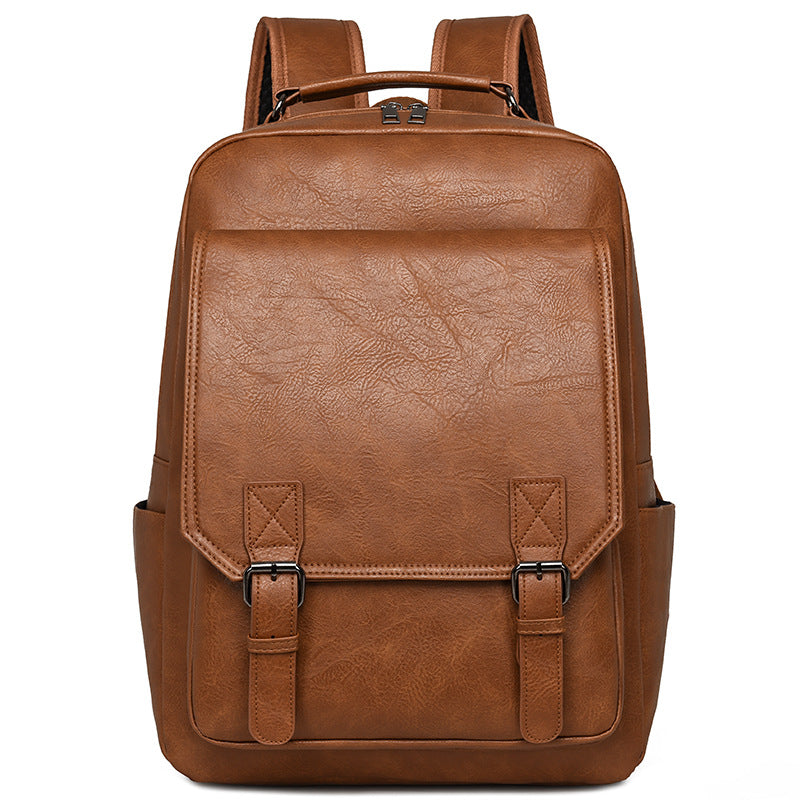 Siopsrl | Vintage Leather Laptop Backpack