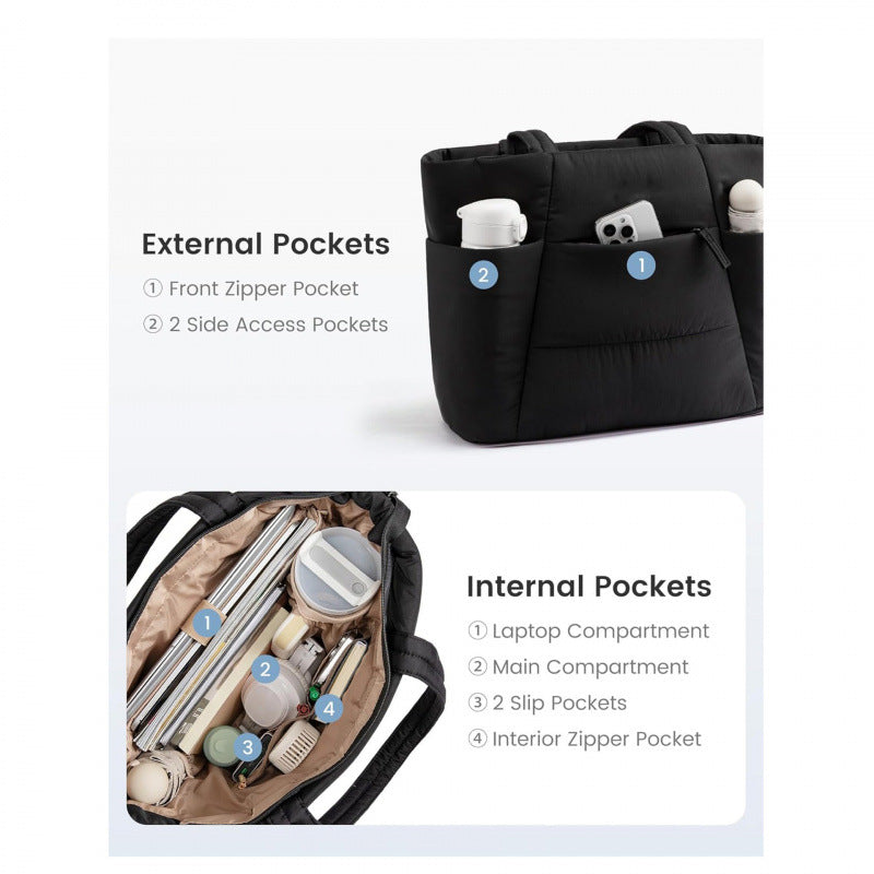 Siopsrl | Stylish and Padded Tote Bag Siopsrl