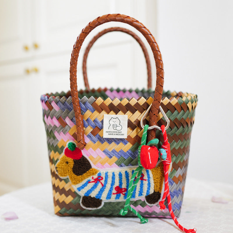 Handmade basket bag Siopsrl