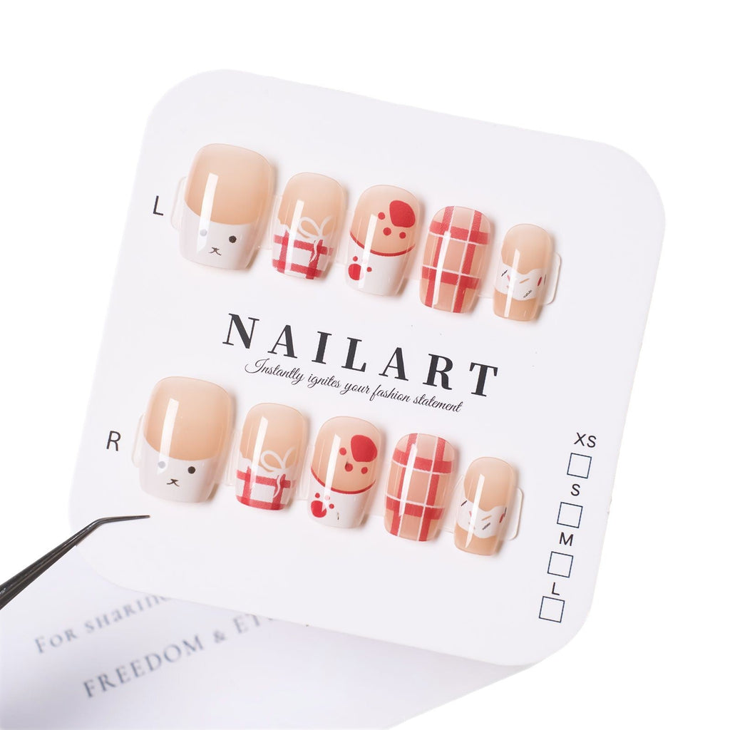 Siopsrl | Cute Character-Inspired Press-On Nail Set Siopsrl