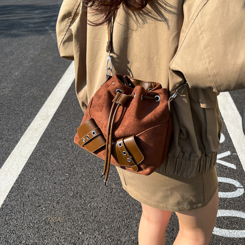 Siopsrl | Suede Bucket Bag Siopsrl