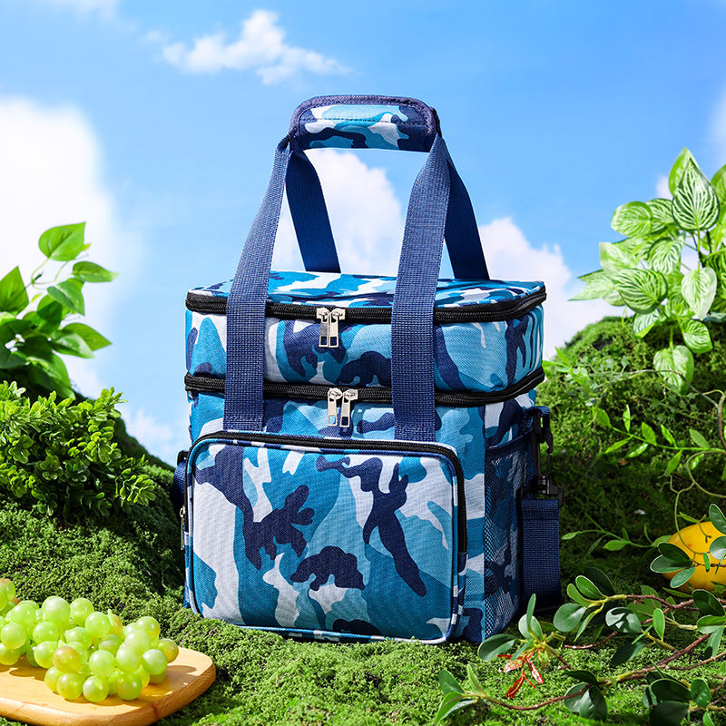 Siopsrl | Insulated Camo Lunch Cooler Bag Siopsrl