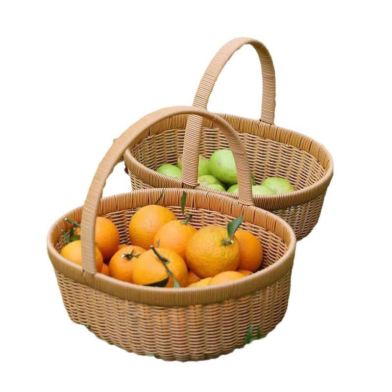 Handwoven Natural Storage Basket Siopsrl
