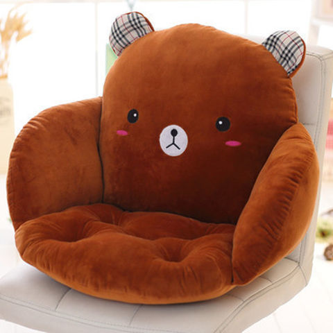 Siopsrl | Plush seat cushion with cute bear motif Siopsrl
