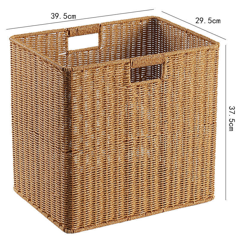 Handcrafted Rectangular Wicker Storage Bin Siopsrl