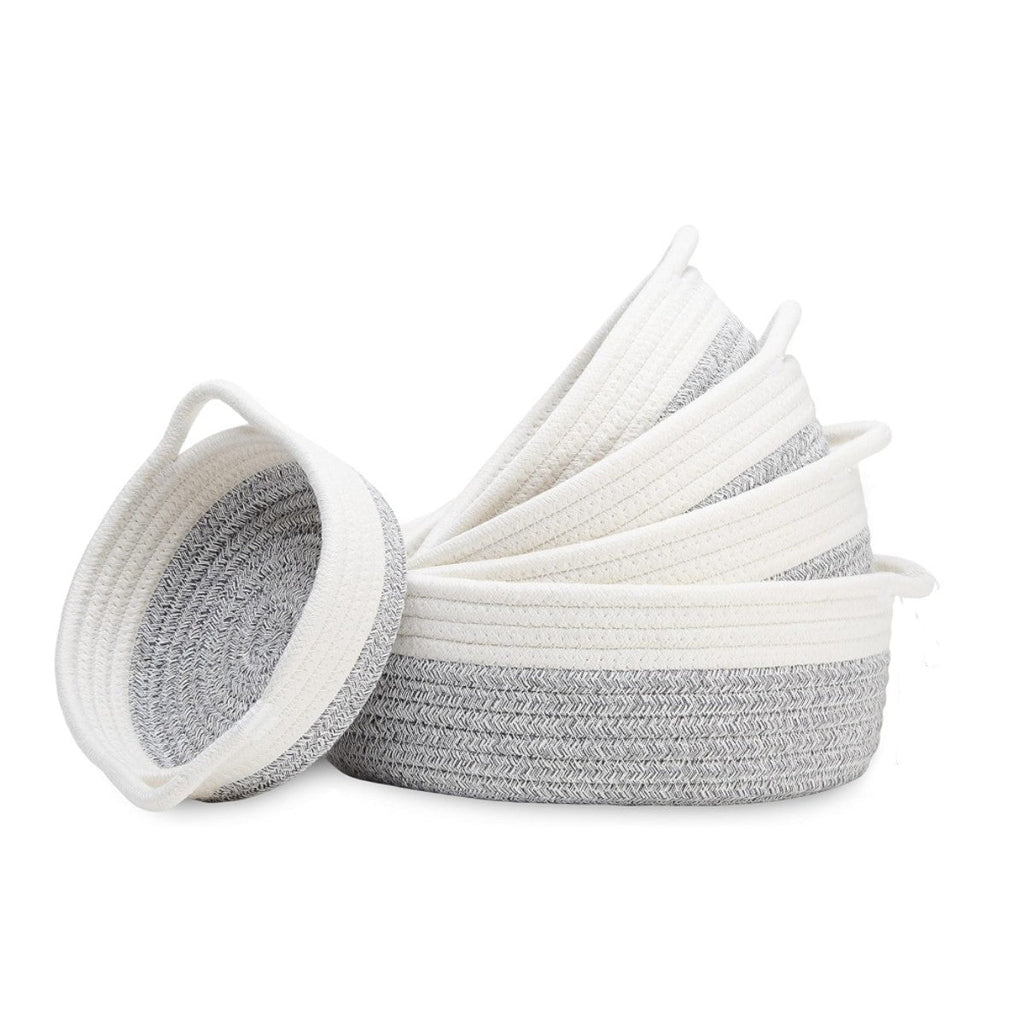 Women High-Quality Storage Basket Set made of Natural Cotton Material Siopsrl