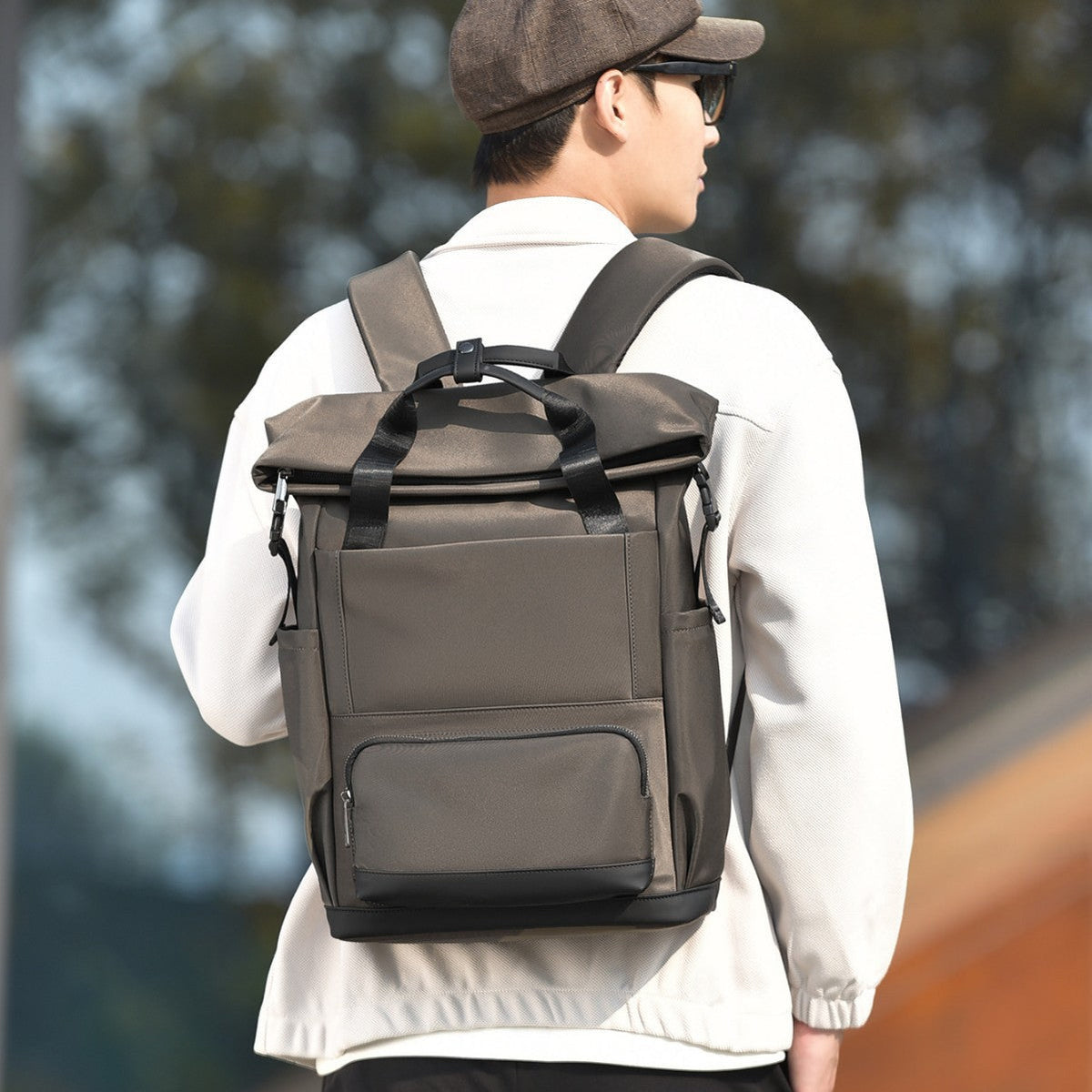 Siopsrl | Durable Waterproof Roll-Top Backpack Siopsrl
