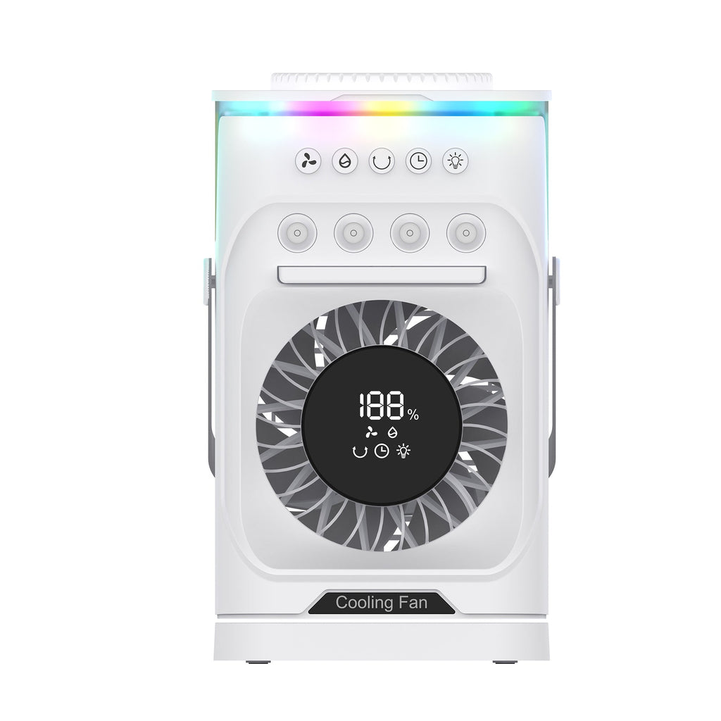 Siopsrl | Portable Humidifying Cooling Fan with LED Features Siopsrl