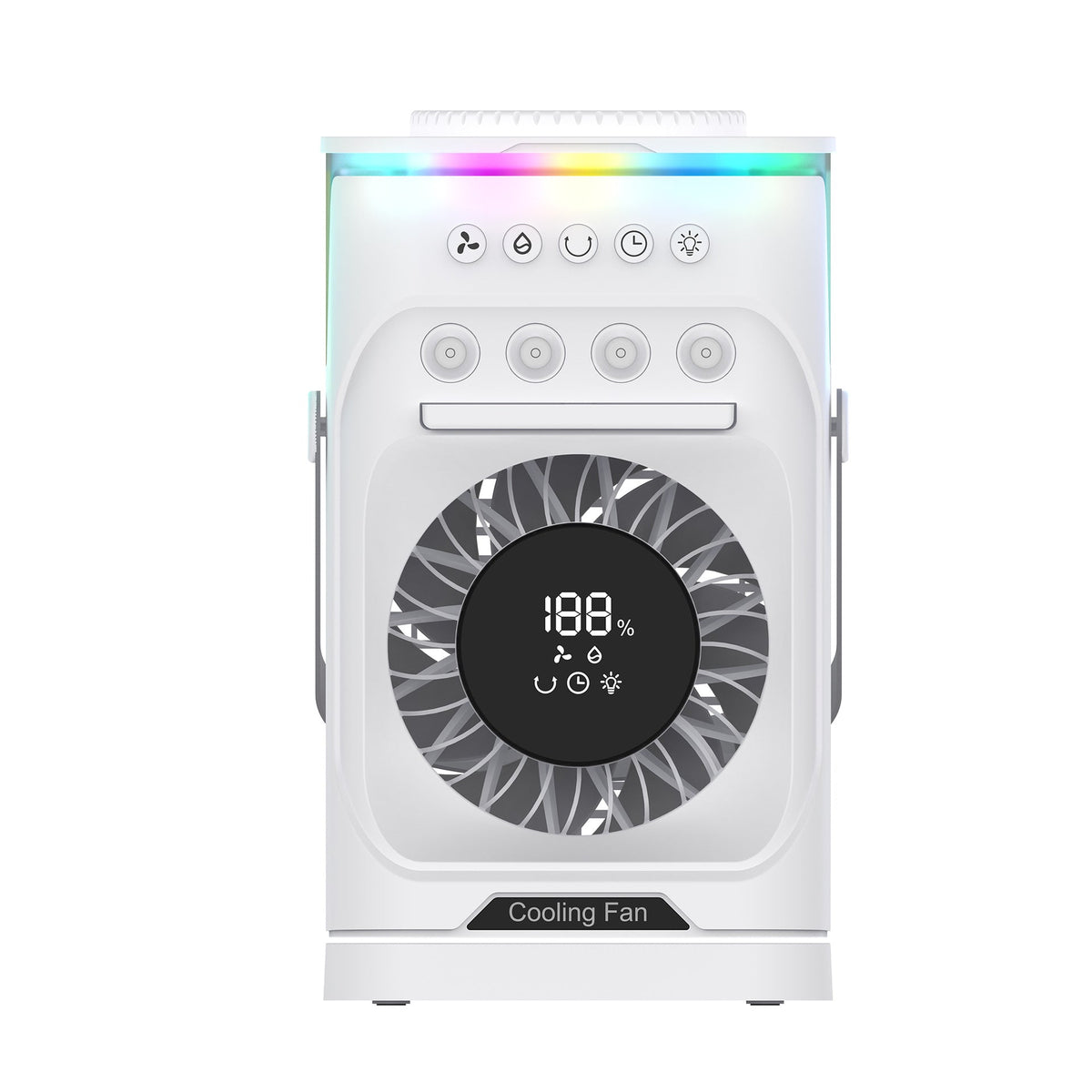 Siopsrl | Portable Humidifying Cooling Fan with LED Features Siopsrl