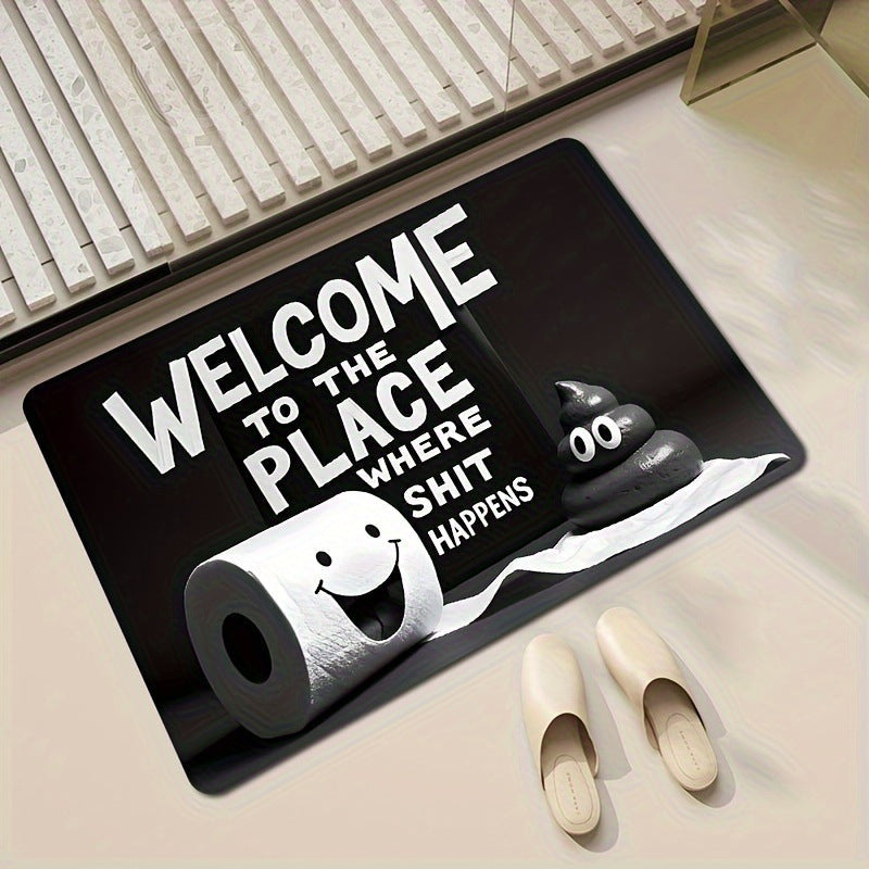 Siopsrl | Plush Cartoon Shaped Cat Floor Bath Mat With Non Slip Backing And Memory Foam Padding