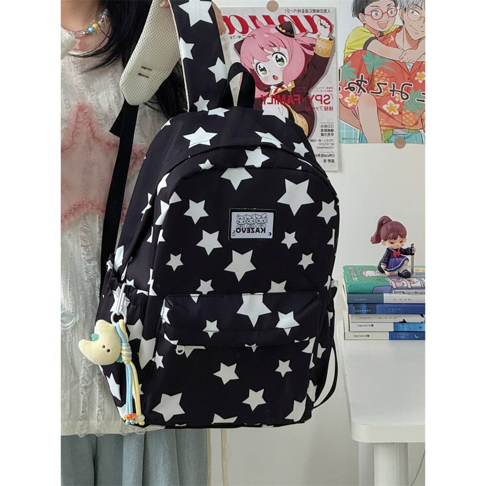 Siopsrl | Stylish Star-Pattern Backpack Siopsrl