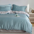 High-quality reversible Mako satin bedding set with a silky-soft touch