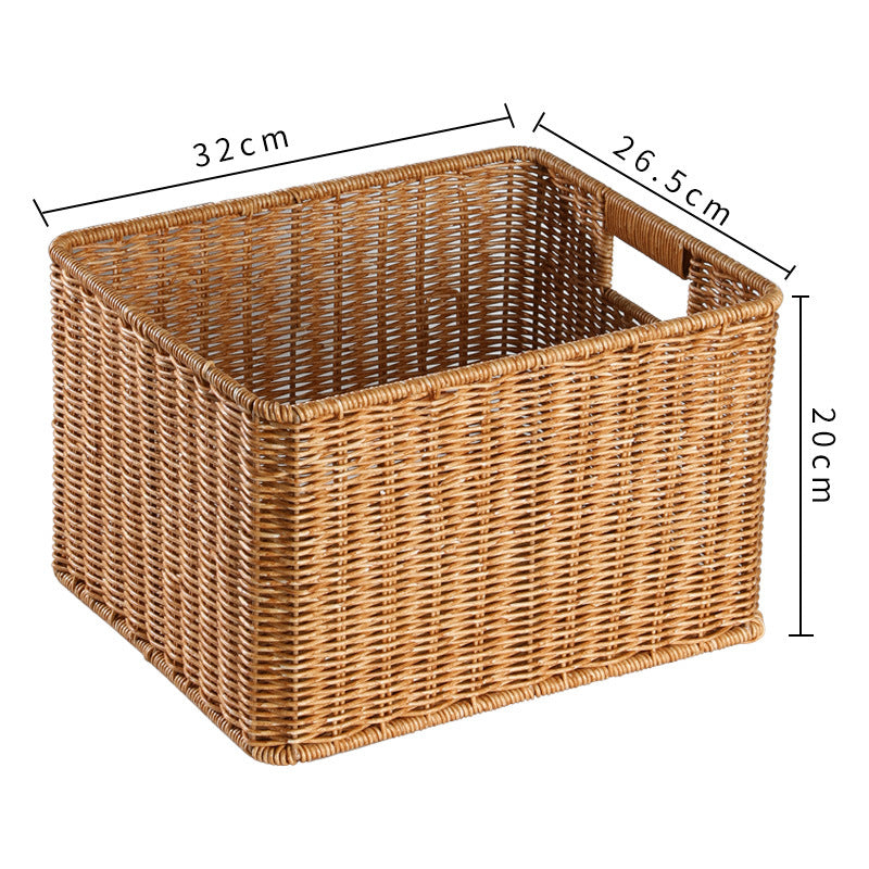 Premium Handwoven Square Storage Basket Siopsrl