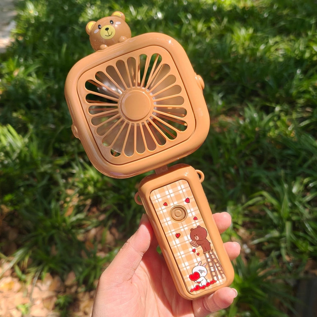 Siopsrl | Ladies Portable Handy Mini Fan with Animal Design Siopsrl