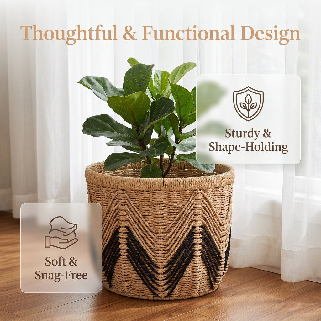 Decorative Handwoven Storage Basket Siopsrl