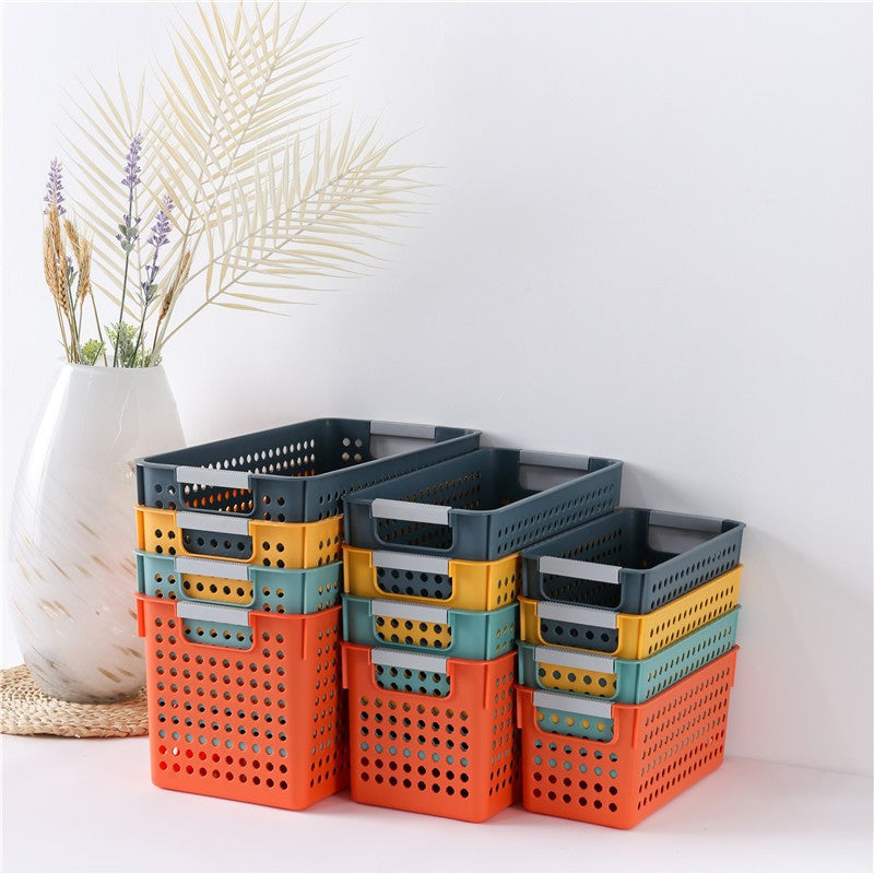 Versatile Storage Basket with Ergonomic Handles Siopsrl