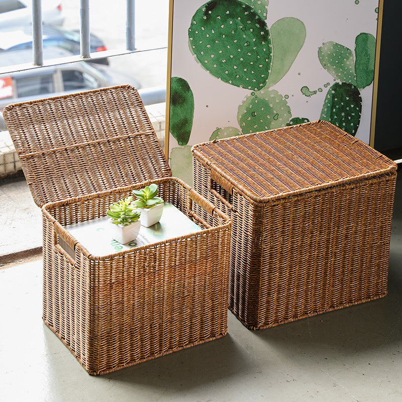 Handwoven Rectangular Storage Chest Siopsrl