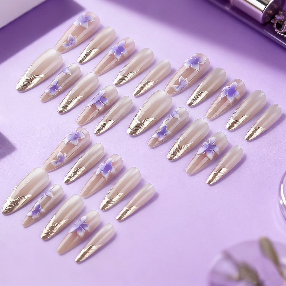 Siopsrl | Floral Design Press-On Nails Siopsrl