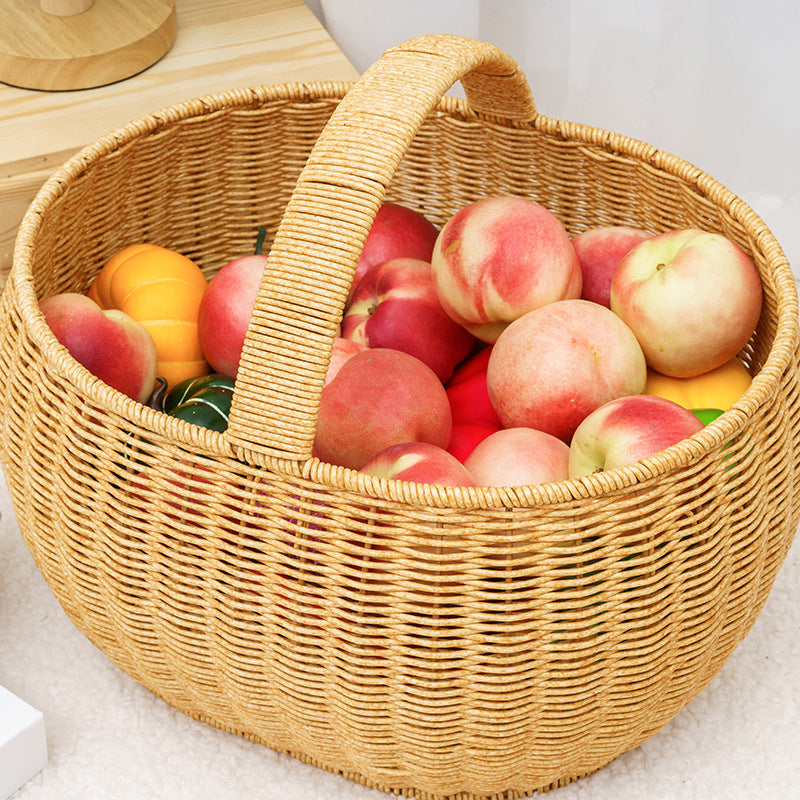 Handcrafted Woven Storage Basket Siopsrl