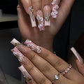 Siopsrl | Extravagant Floral Press-On Nail Extensions Siopsrl
