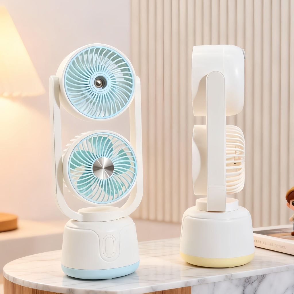 Siopsrl | Women's Portable Dual Fan with Spray Function Siopsrl