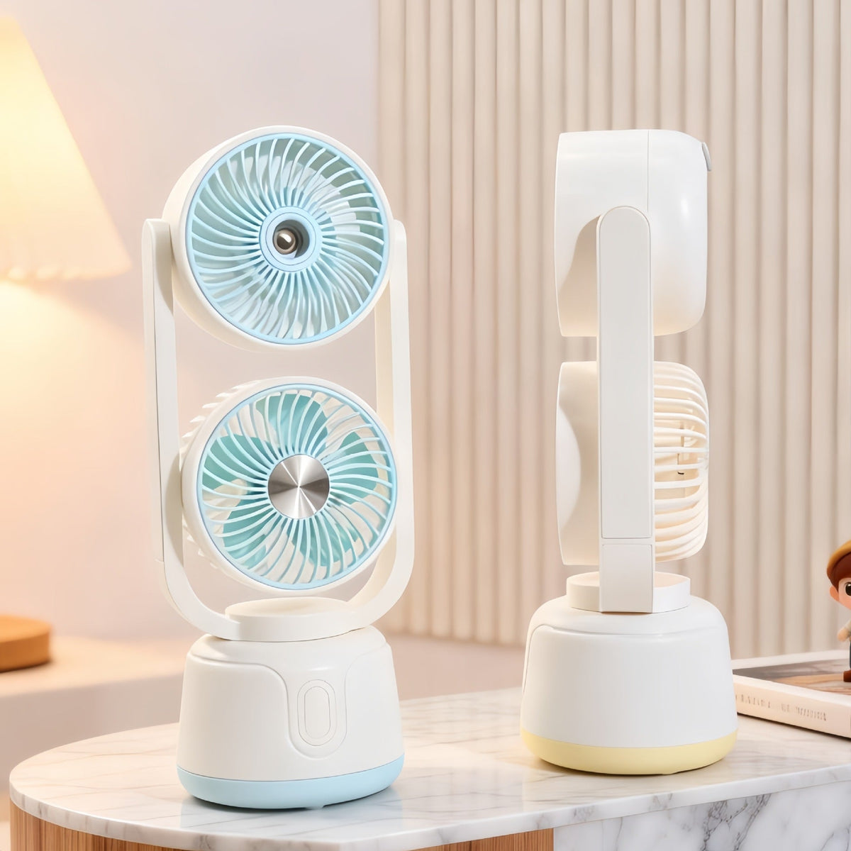 Siopsrl | Women's Portable Dual Fan with Spray Function Siopsrl