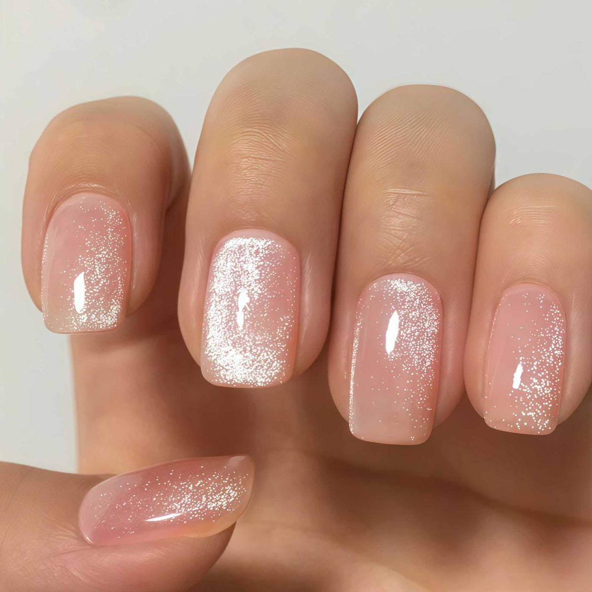 Siopsrl | Elegant Glitter Press-On Nails Siopsrl