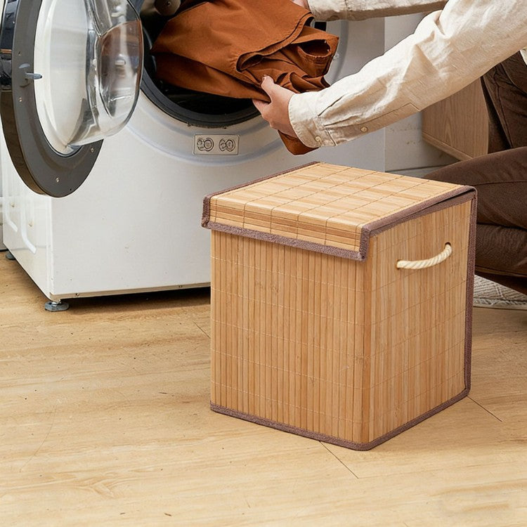 Laundry basket made of natural bamboo Siopsrl