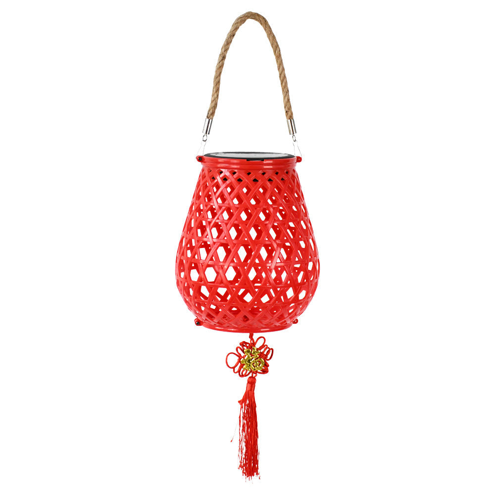 Siopsrl | Decorative Woven Lantern With Rope Handle Siopsrl