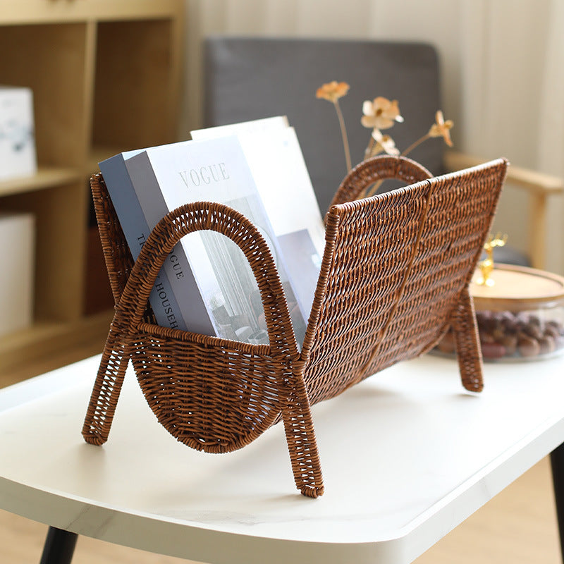 Siopsrl | Handwoven Rectangular Magazine Holder Siopsrl