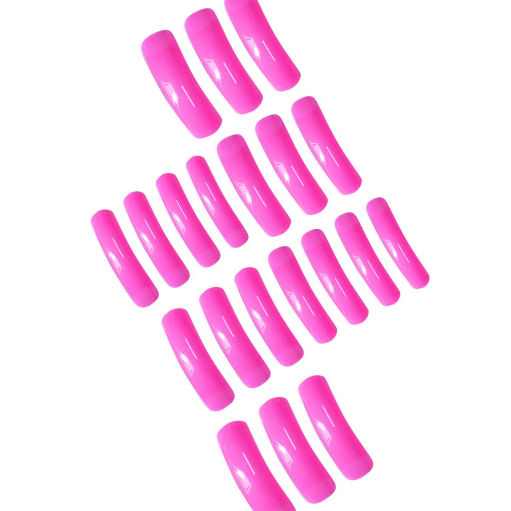 Siopsrl | Glossy Long Press-On Nails Siopsrl