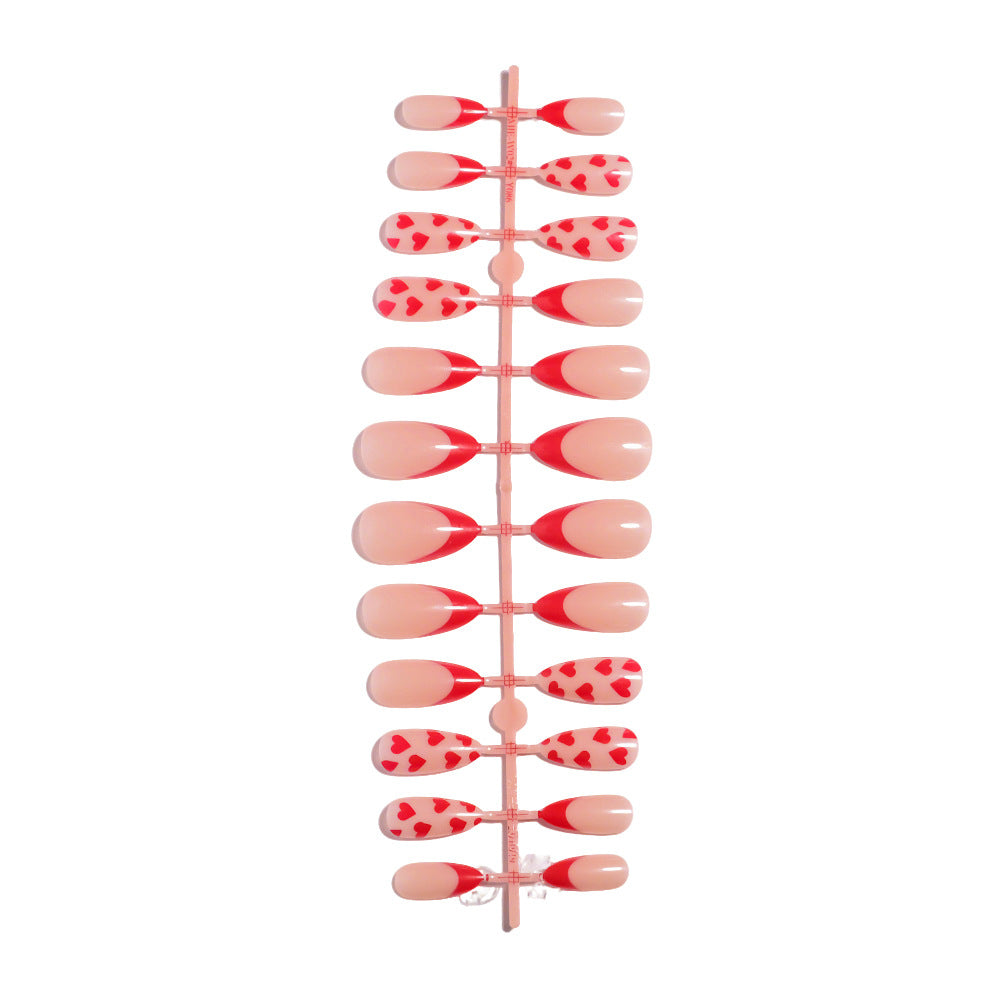 Siopsrl | Artistic Heart Designed Press-On Nail Set Siopsrl