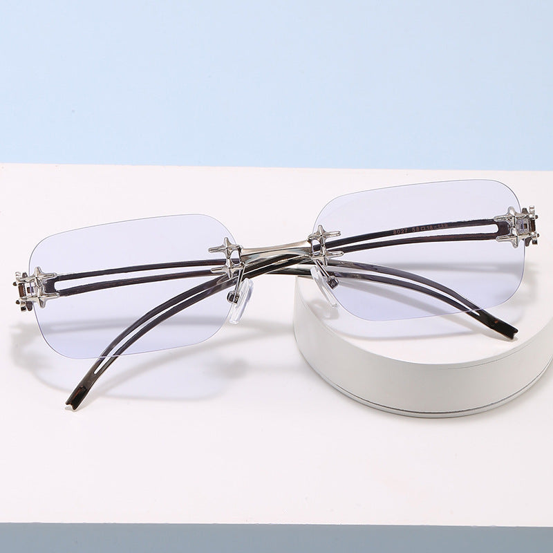 Siopsrl | Fashionable metal sunglasses with rectangular frame Siopsrl