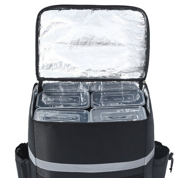 Siopsrl | Unisex nan insulated delivery backpack with thermal insulated box, reflective stripes and extra sturdy bottom Siopsrl