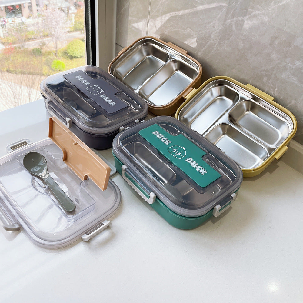 Siopsrl | Leakproof Stainless Steel Compartmentalized Lunchbox Siopsrl