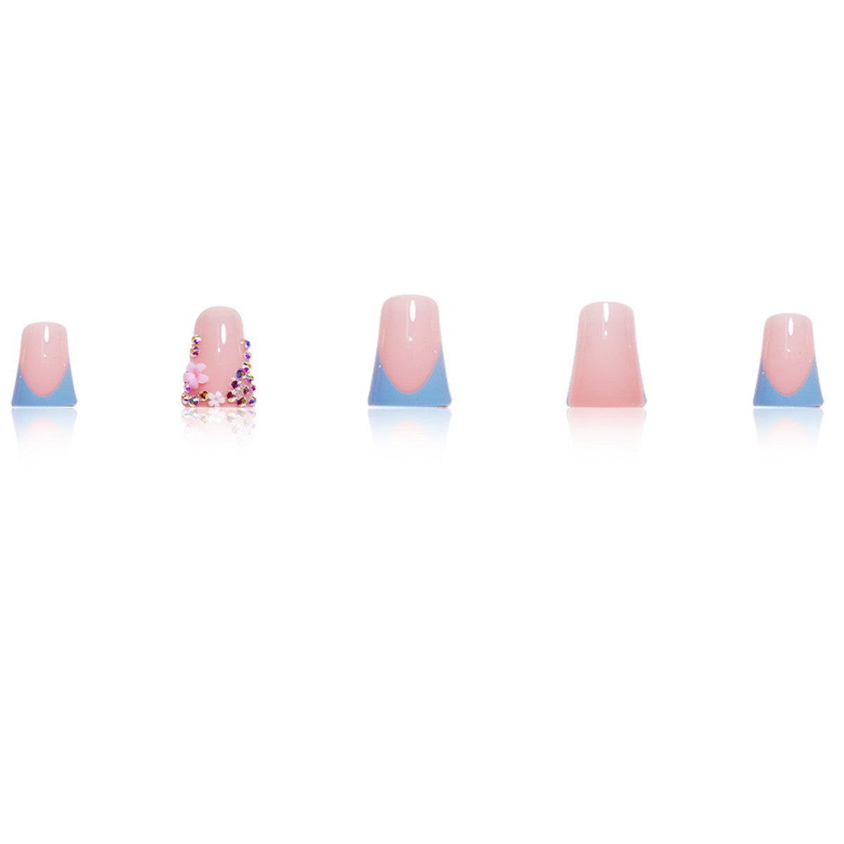 Siopsrl | Decorative Floral Press-On Nail Enhancements Siopsrl