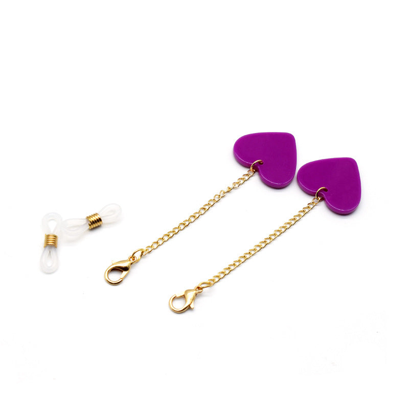 Siopsrl | Heart-Shaped Decorative Eyewear Chain Siopsrl