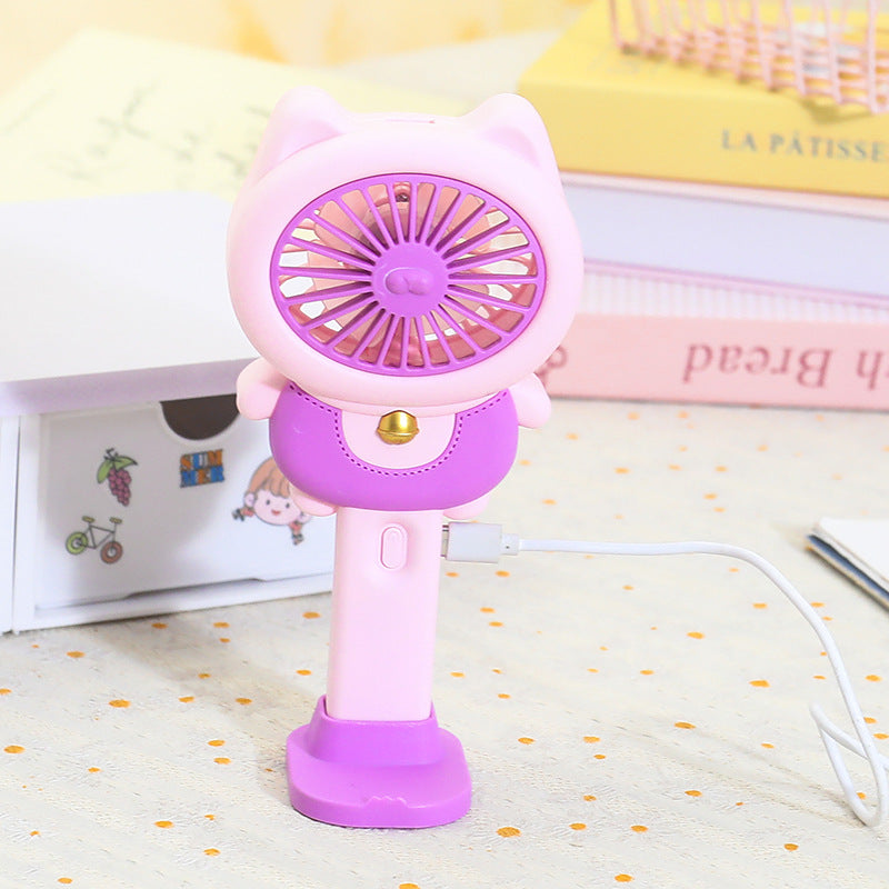 Siopsrl | Women's Portable Hand Fan in Creative Cat Design Siopsrl