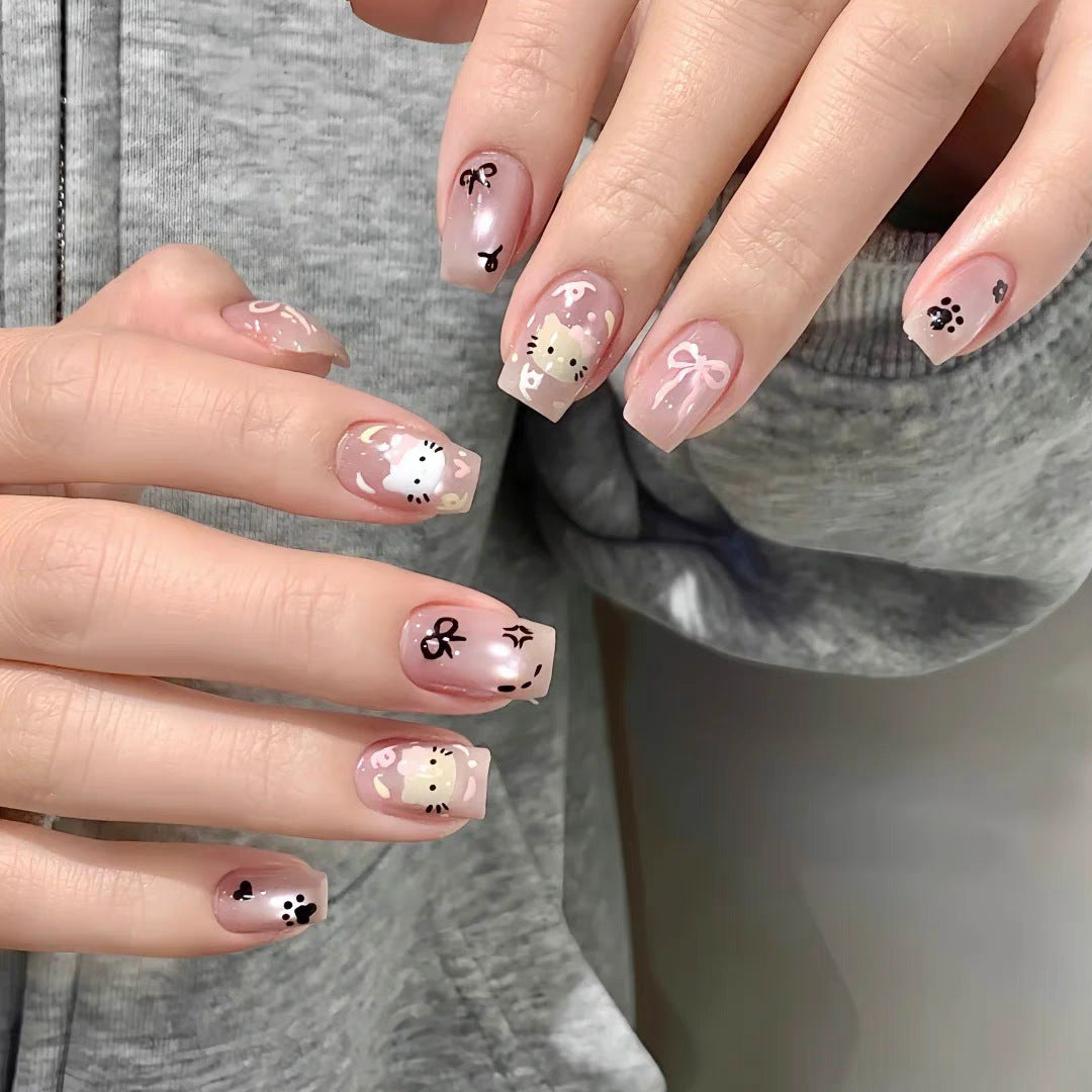 Siopsrl | Playful Character-Themed Press-On Nail Set Siopsrl