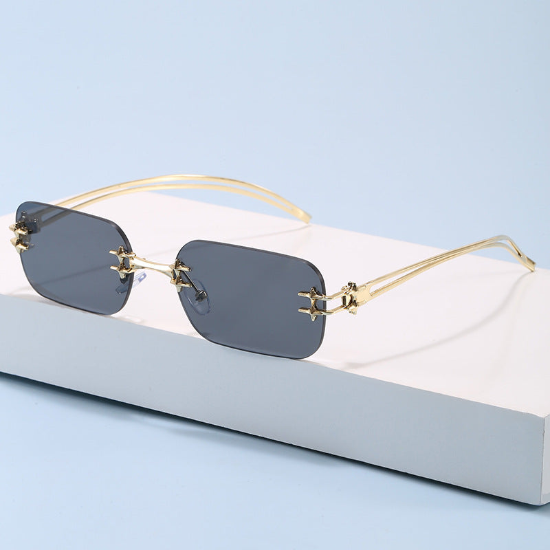 Siopsrl | Fashionable metal sunglasses with rectangular frame Siopsrl
