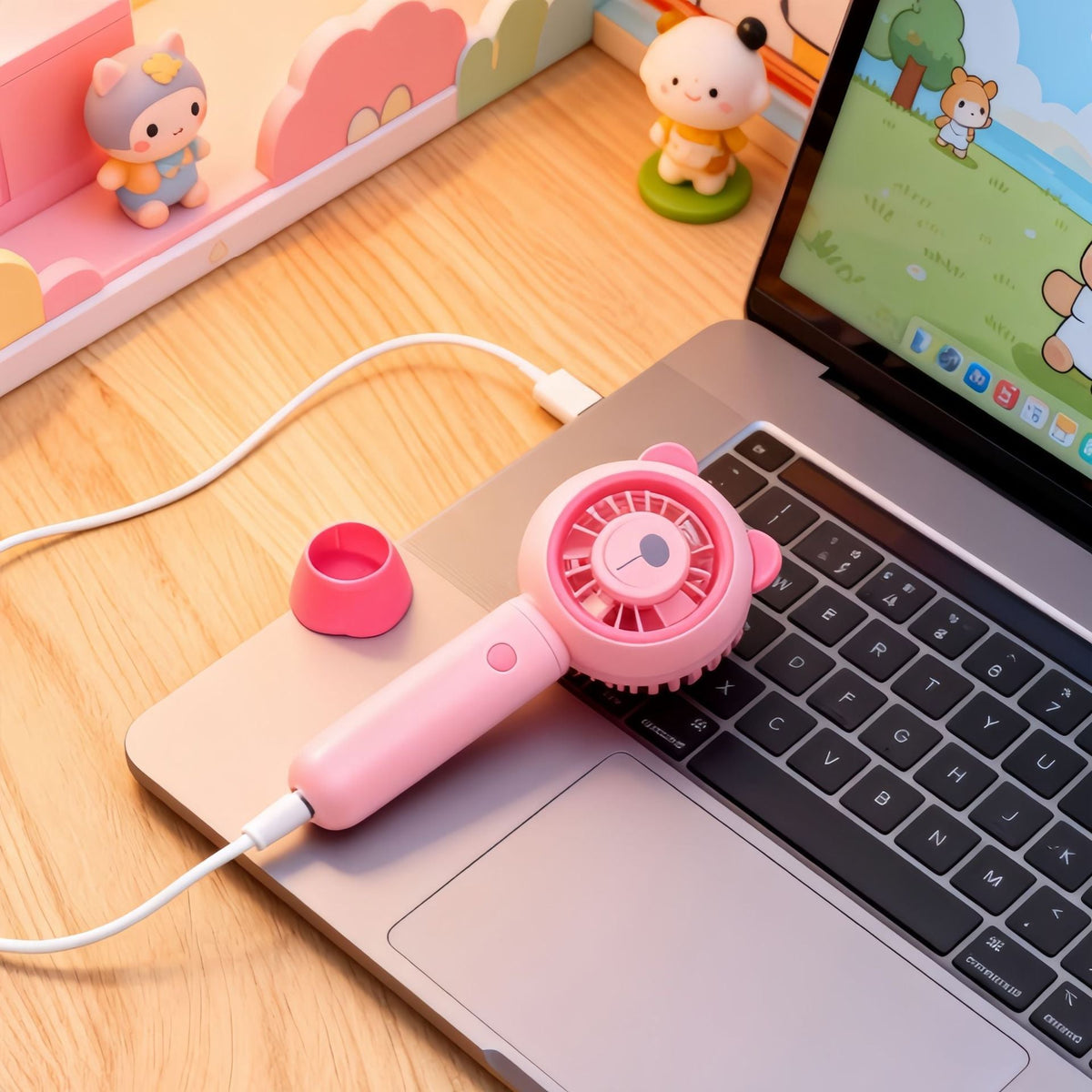 Siopsrl | Ladies portable USB hand fan with animal design Siopsrl