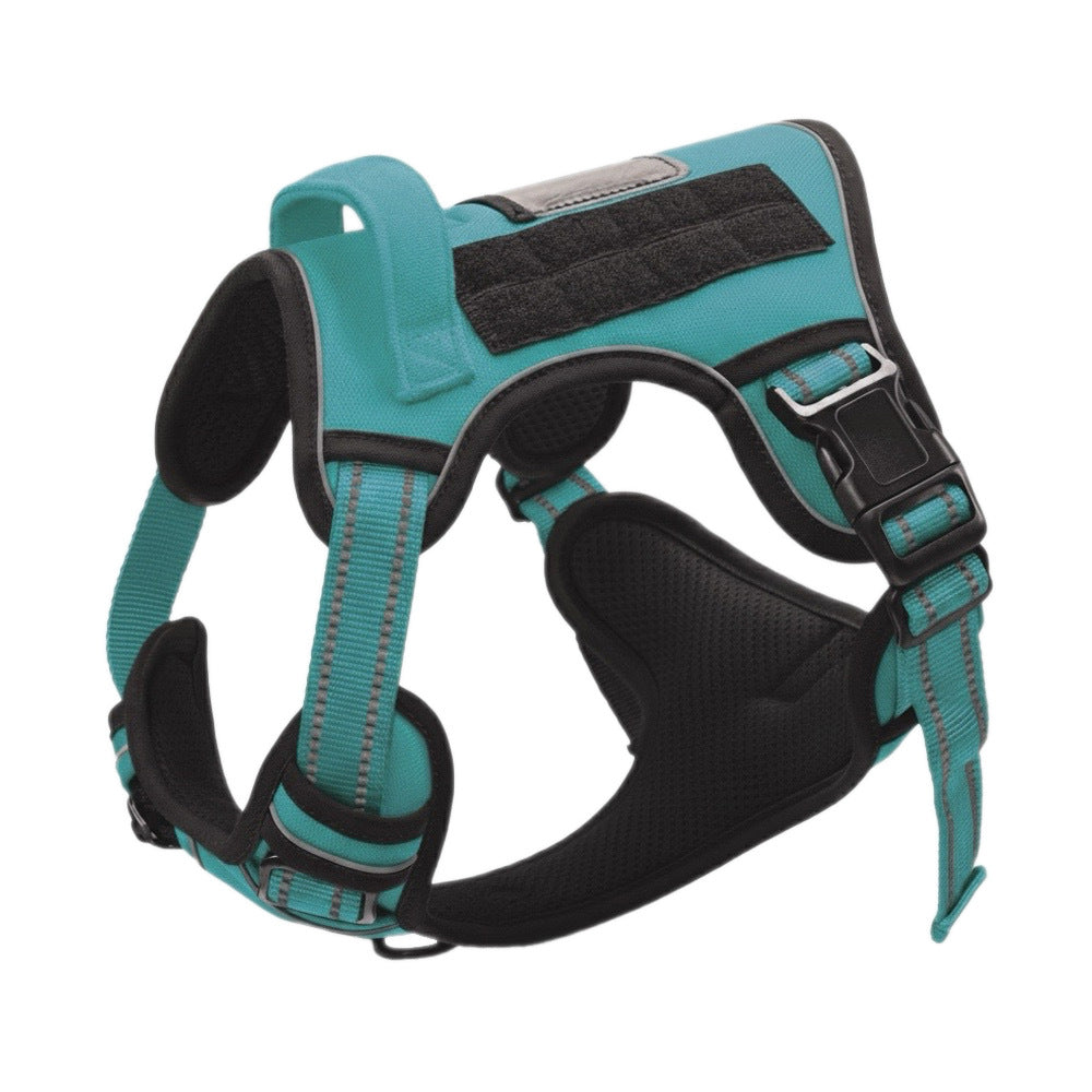 Siopsrl | Padded no-pull tactical dog harness with sturdy handle and reflective trim Siopsrl