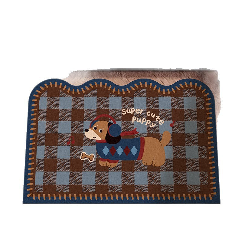 Siopsrl | Playful Dog-Themed Floor Mat Siopsrl