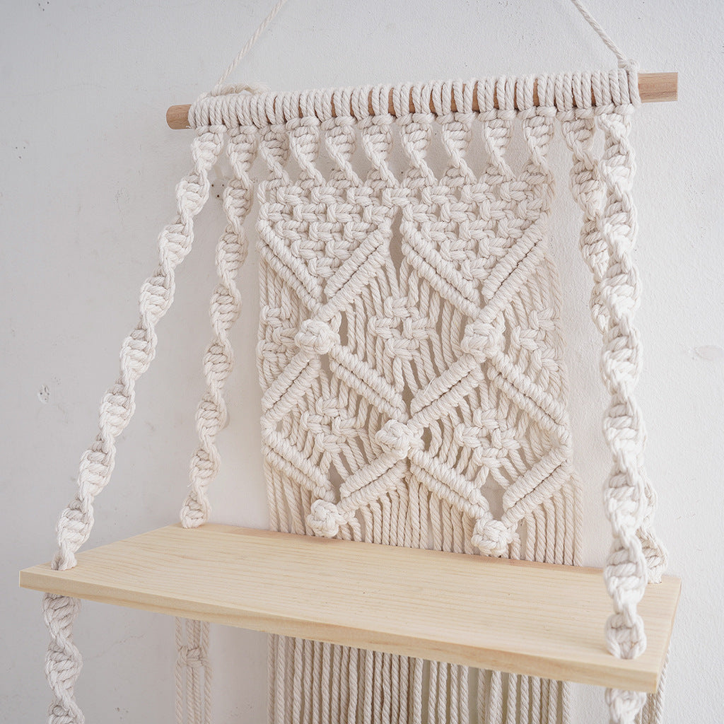 Macrame Wall Shelf Organizer Siopsrl