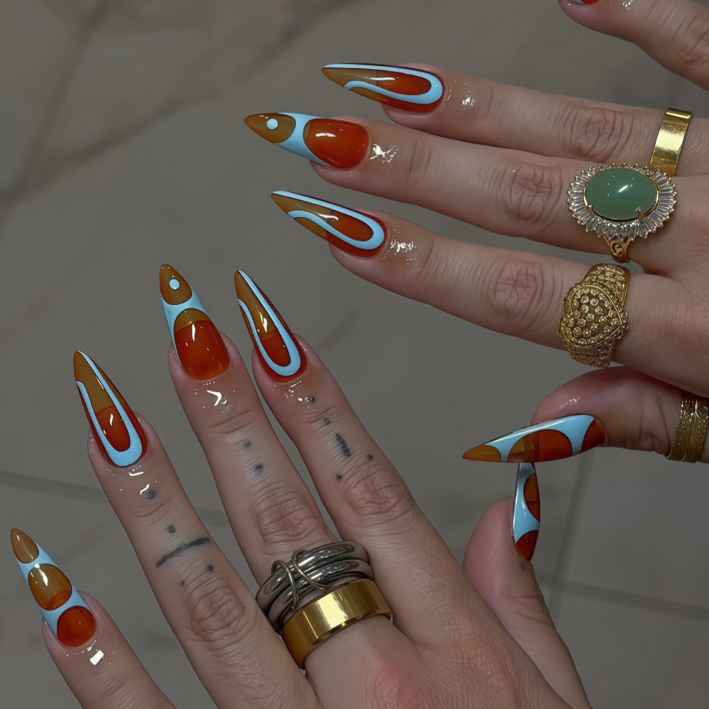 Siopsrl | Artificial Nails in Modern, Geometric Design Siopsrl