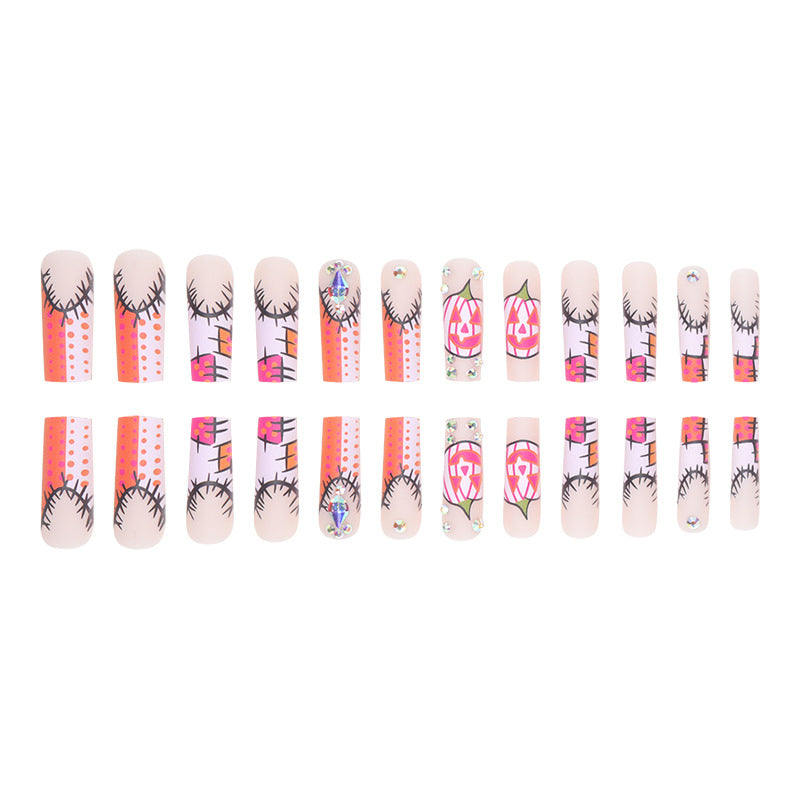 Artistic Halloween-Themed Nail Art Set Siopsrl