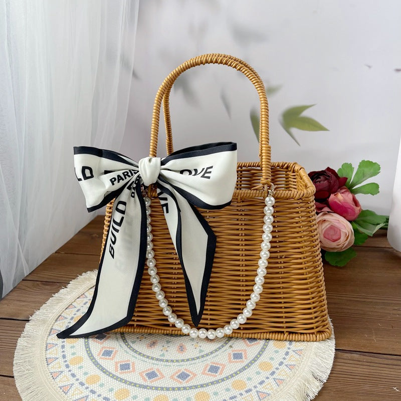Women Diamond-shaped Handheld Basket Siopsrl